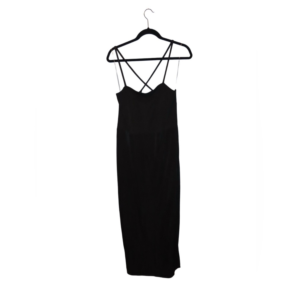 Wild Fable Lace-Up Back Black Maxi Dress - Size XL